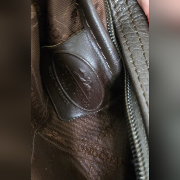 EUC Longchamp Brown Leather Shoulder Bag - Picture 13 of 14